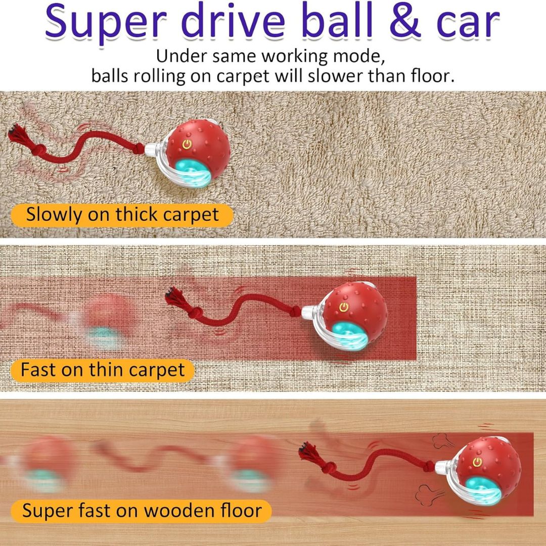 Interactive ball for cats